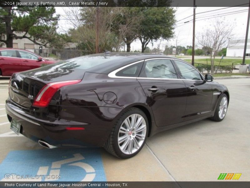 Caviar Metallic / Ivory 2014 Jaguar XJ XJL Portfolio AWD