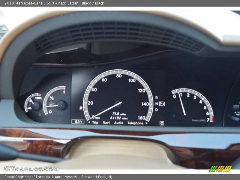 Black / Black 2010 Mercedes-Benz S 550 4Matic Sedan