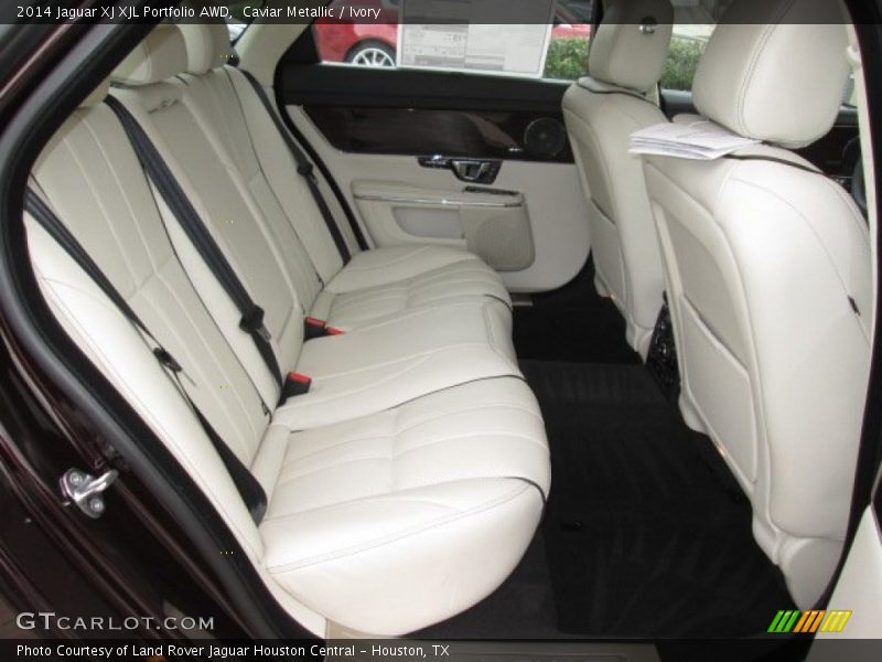 Rear Seat of 2014 XJ XJL Portfolio AWD