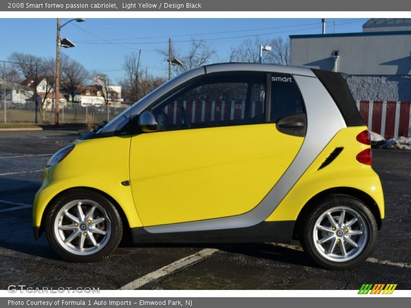 Light Yellow / Design Black 2008 Smart fortwo passion cabriolet