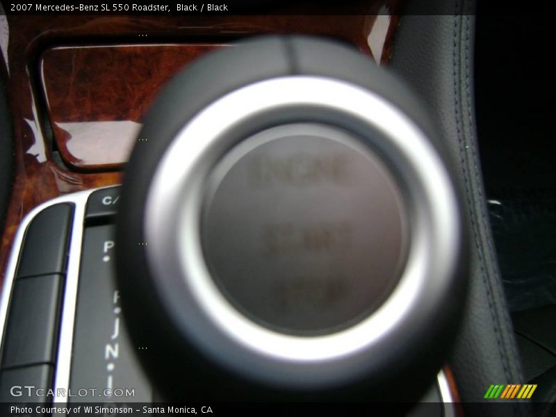 Black / Black 2007 Mercedes-Benz SL 550 Roadster