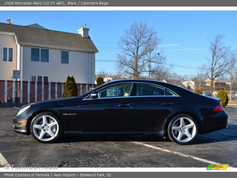 Black / Cashmere Beige 2006 Mercedes-Benz CLS 55 AMG