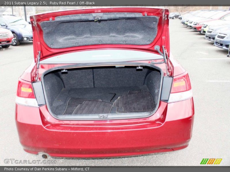 Ruby Red Pearl / Off-Black 2011 Subaru Legacy 2.5i