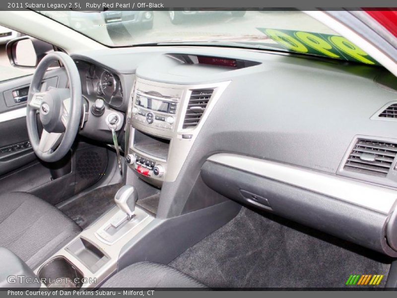 Ruby Red Pearl / Off-Black 2011 Subaru Legacy 2.5i