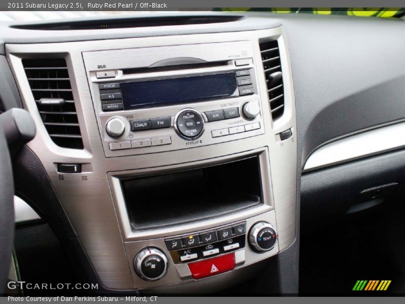Ruby Red Pearl / Off-Black 2011 Subaru Legacy 2.5i