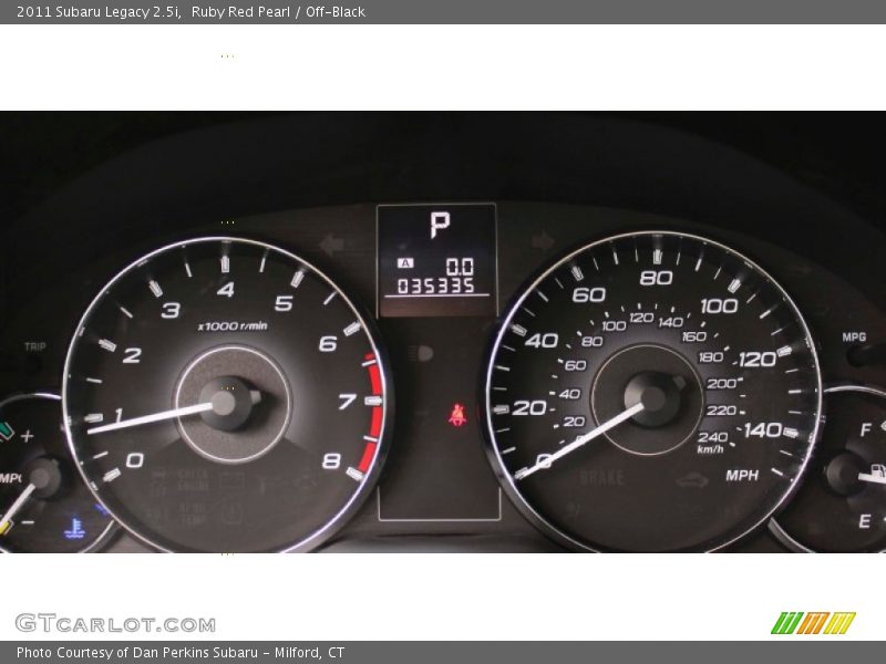 Ruby Red Pearl / Off-Black 2011 Subaru Legacy 2.5i