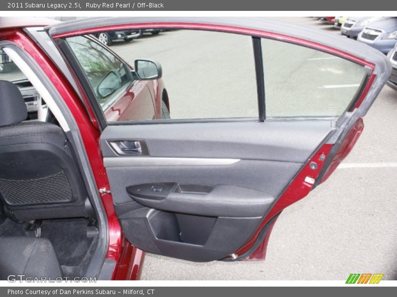 Ruby Red Pearl / Off-Black 2011 Subaru Legacy 2.5i