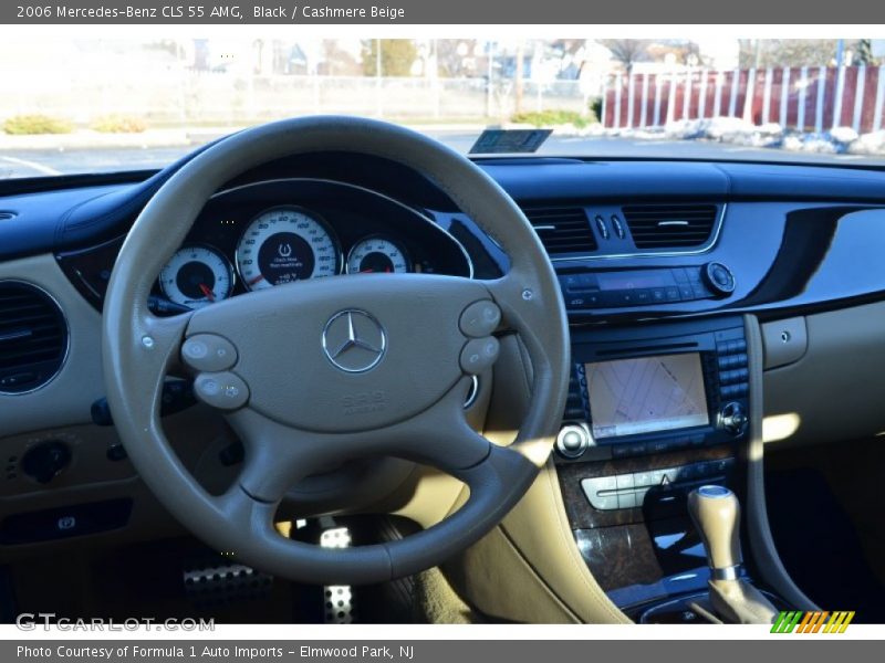 Black / Cashmere Beige 2006 Mercedes-Benz CLS 55 AMG