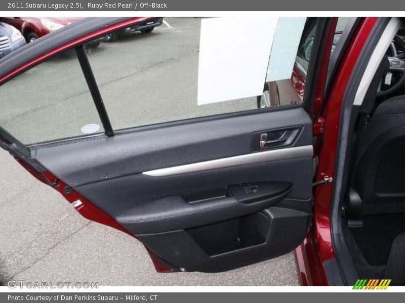 Ruby Red Pearl / Off-Black 2011 Subaru Legacy 2.5i