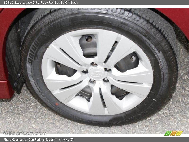 Ruby Red Pearl / Off-Black 2011 Subaru Legacy 2.5i