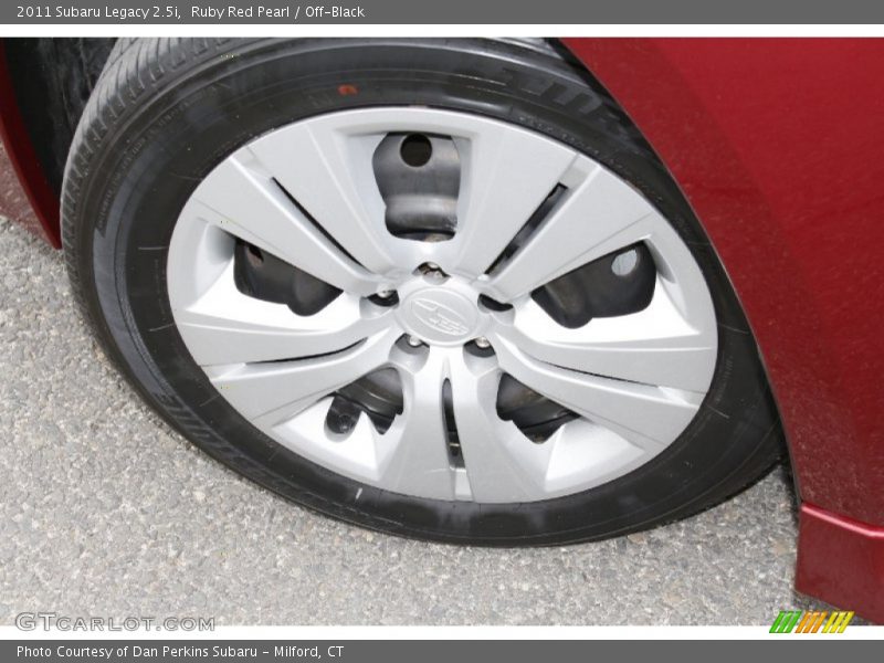 Ruby Red Pearl / Off-Black 2011 Subaru Legacy 2.5i