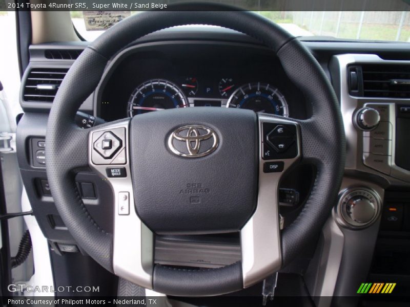 Super White / Sand Beige 2014 Toyota 4Runner SR5