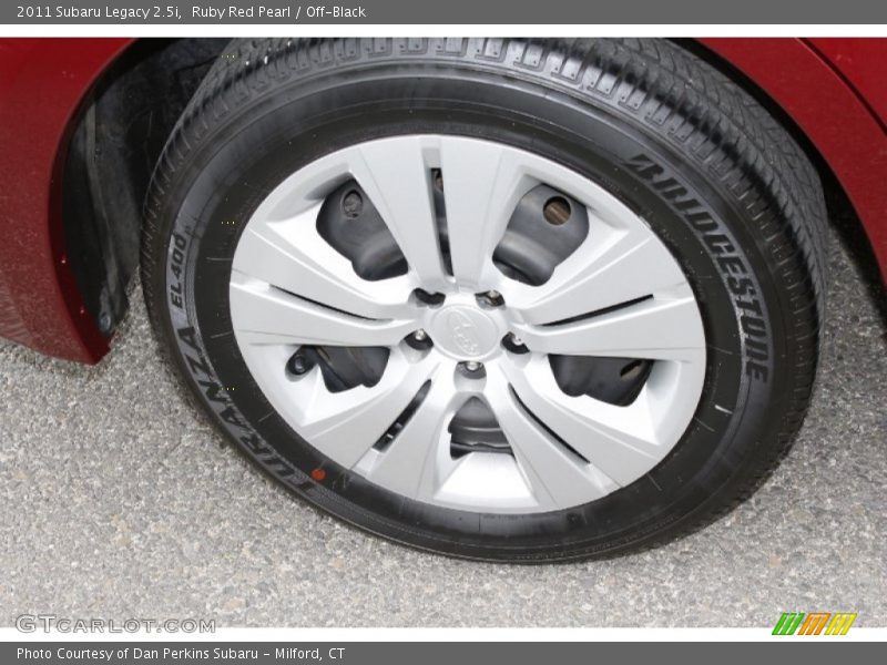 Ruby Red Pearl / Off-Black 2011 Subaru Legacy 2.5i