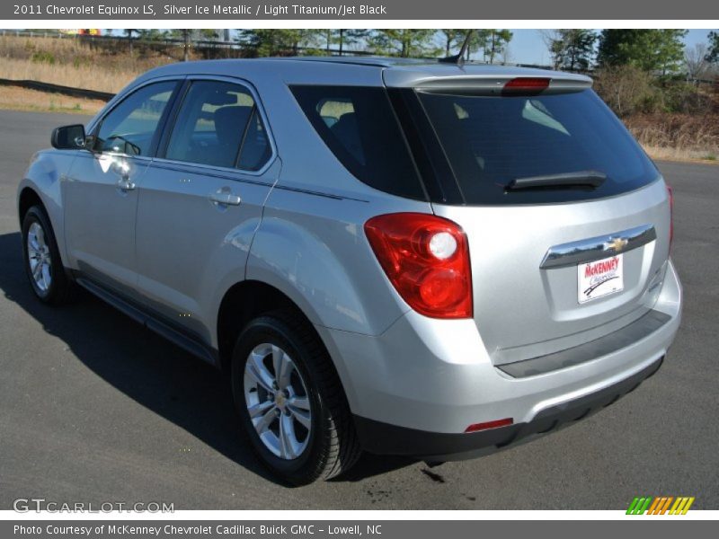 Silver Ice Metallic / Light Titanium/Jet Black 2011 Chevrolet Equinox LS