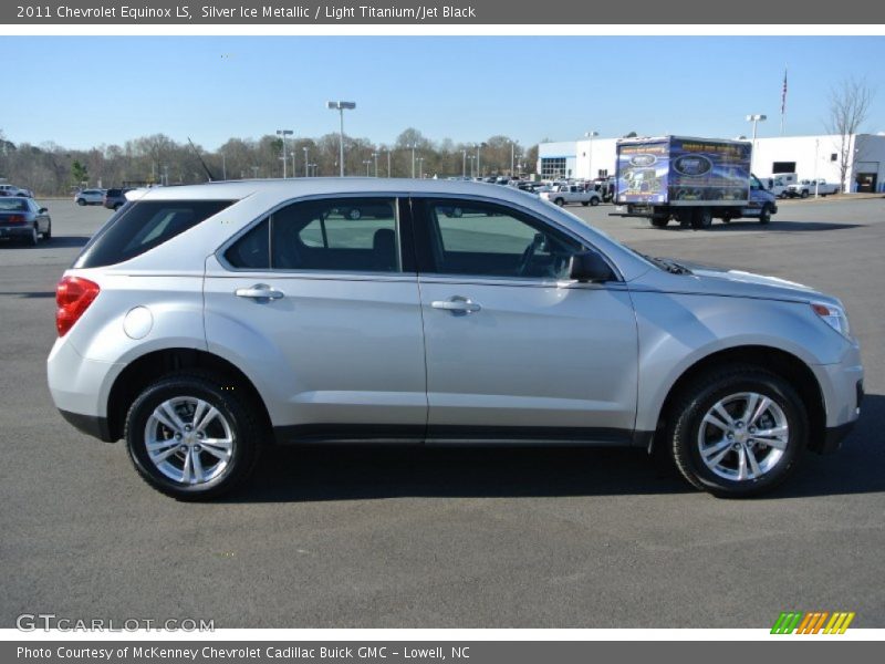 Silver Ice Metallic / Light Titanium/Jet Black 2011 Chevrolet Equinox LS