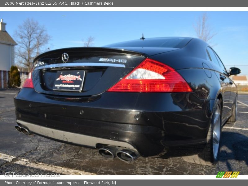 Black / Cashmere Beige 2006 Mercedes-Benz CLS 55 AMG