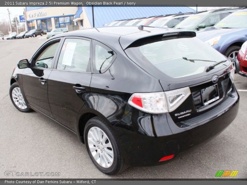 Obsidian Black Pearl / Ivory 2011 Subaru Impreza 2.5i Premium Wagon