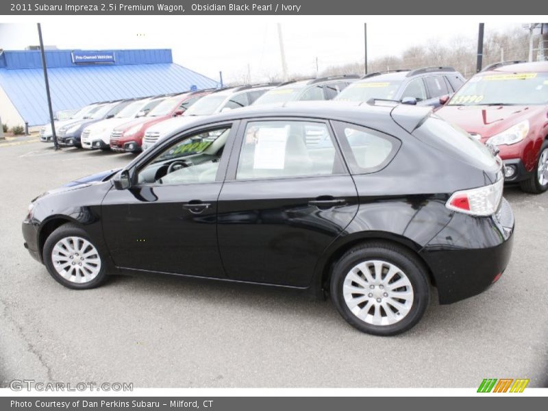 Obsidian Black Pearl / Ivory 2011 Subaru Impreza 2.5i Premium Wagon