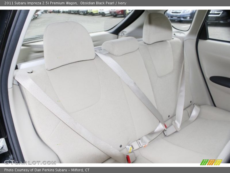 Obsidian Black Pearl / Ivory 2011 Subaru Impreza 2.5i Premium Wagon
