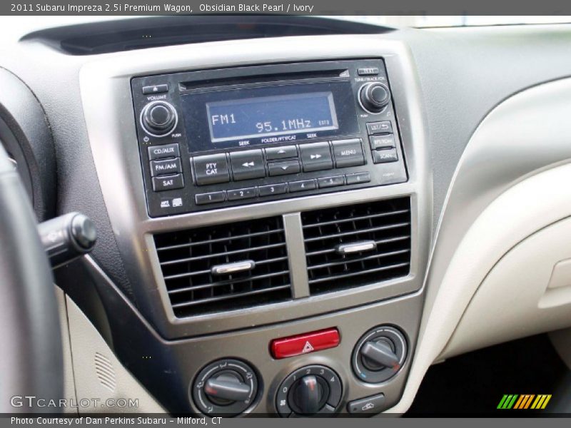 Obsidian Black Pearl / Ivory 2011 Subaru Impreza 2.5i Premium Wagon