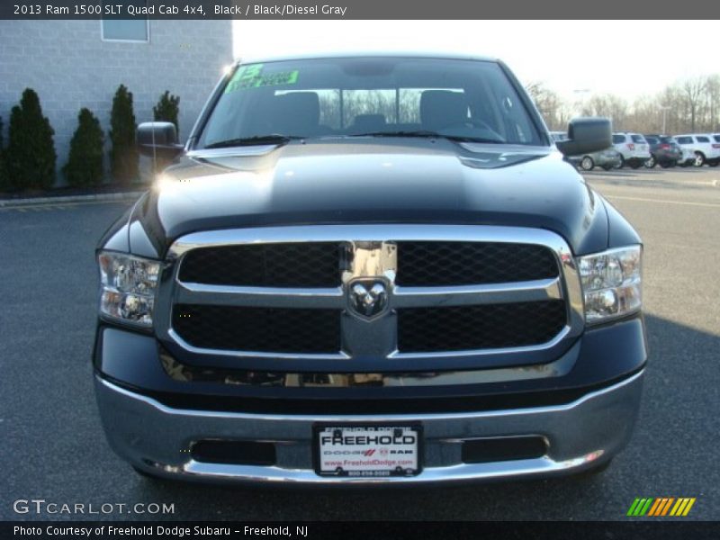 Black / Black/Diesel Gray 2013 Ram 1500 SLT Quad Cab 4x4