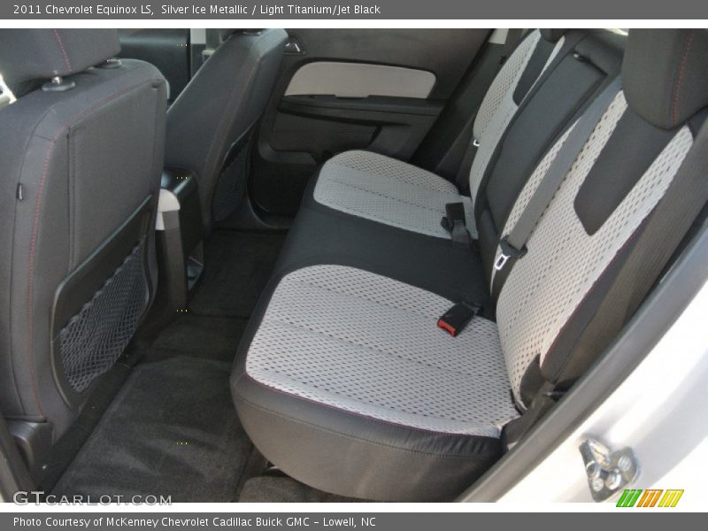 Silver Ice Metallic / Light Titanium/Jet Black 2011 Chevrolet Equinox LS