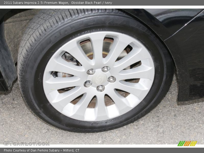 Obsidian Black Pearl / Ivory 2011 Subaru Impreza 2.5i Premium Wagon