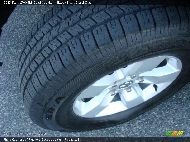 Black / Black/Diesel Gray 2013 Ram 1500 SLT Quad Cab 4x4