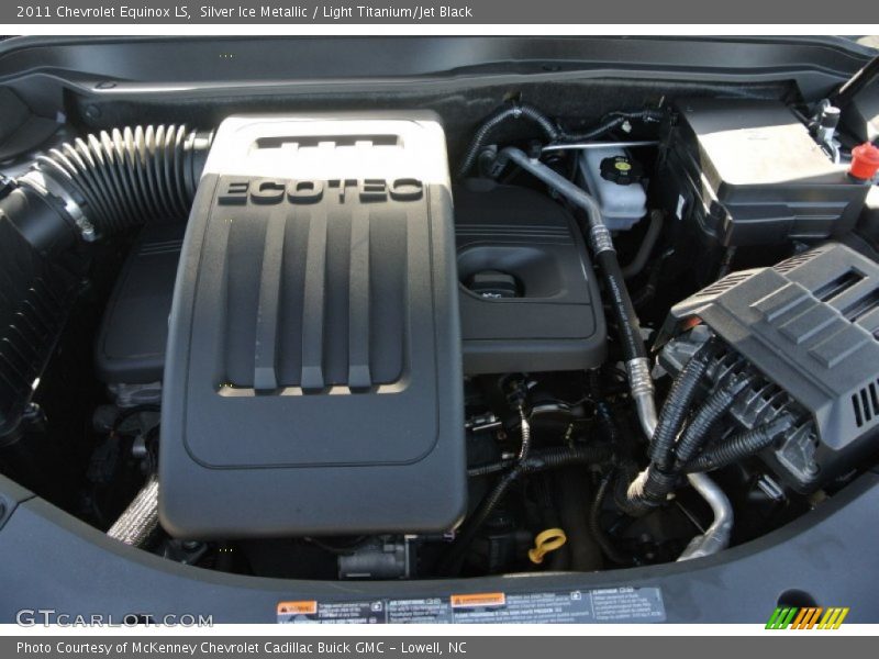 Silver Ice Metallic / Light Titanium/Jet Black 2011 Chevrolet Equinox LS
