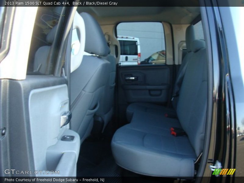 Black / Black/Diesel Gray 2013 Ram 1500 SLT Quad Cab 4x4