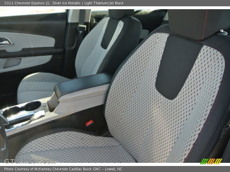 Silver Ice Metallic / Light Titanium/Jet Black 2011 Chevrolet Equinox LS