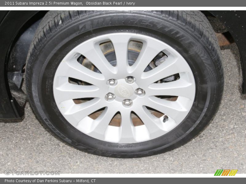 Obsidian Black Pearl / Ivory 2011 Subaru Impreza 2.5i Premium Wagon