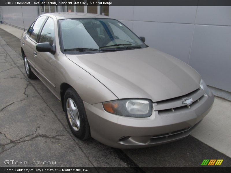Front 3/4 View of 2003 Cavalier Sedan