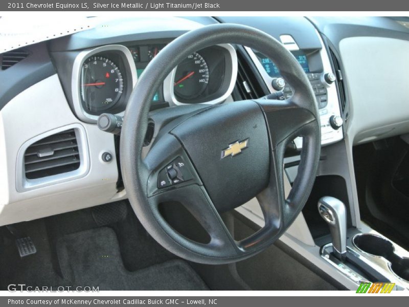 Silver Ice Metallic / Light Titanium/Jet Black 2011 Chevrolet Equinox LS