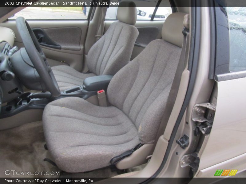  2003 Cavalier Sedan Neutral Beige Interior