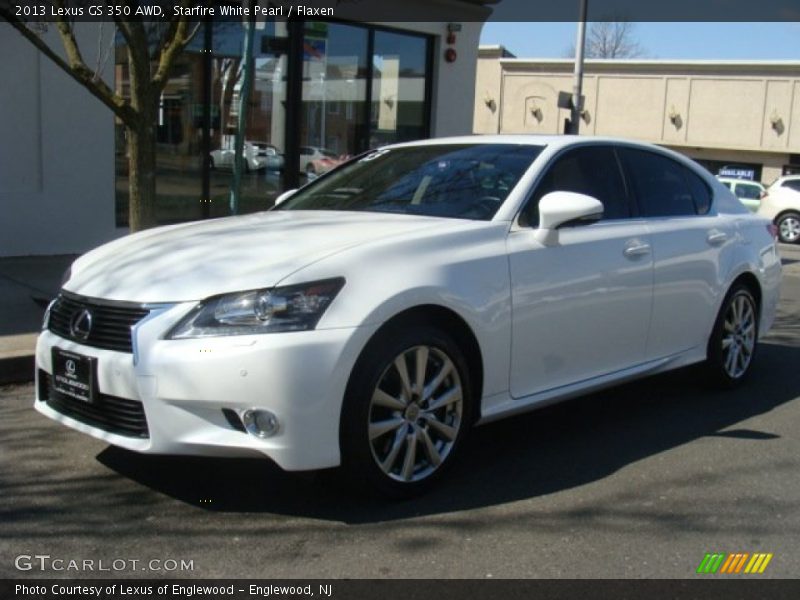 Starfire White Pearl / Flaxen 2013 Lexus GS 350 AWD