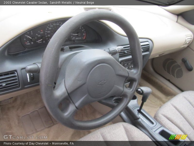 Dashboard of 2003 Cavalier Sedan