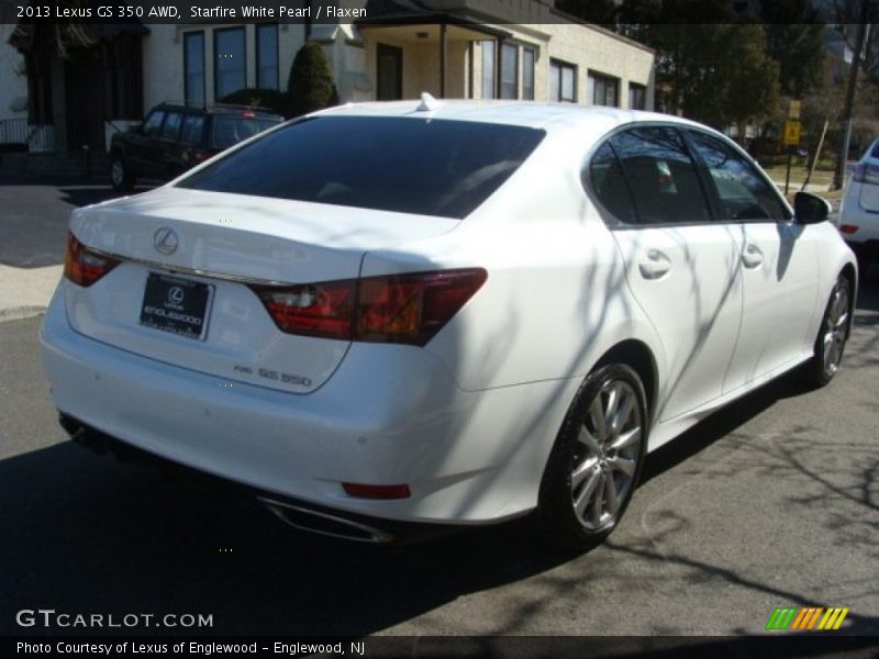 Starfire White Pearl / Flaxen 2013 Lexus GS 350 AWD