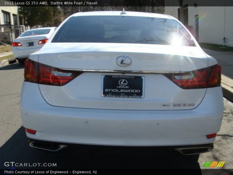 Starfire White Pearl / Flaxen 2013 Lexus GS 350 AWD