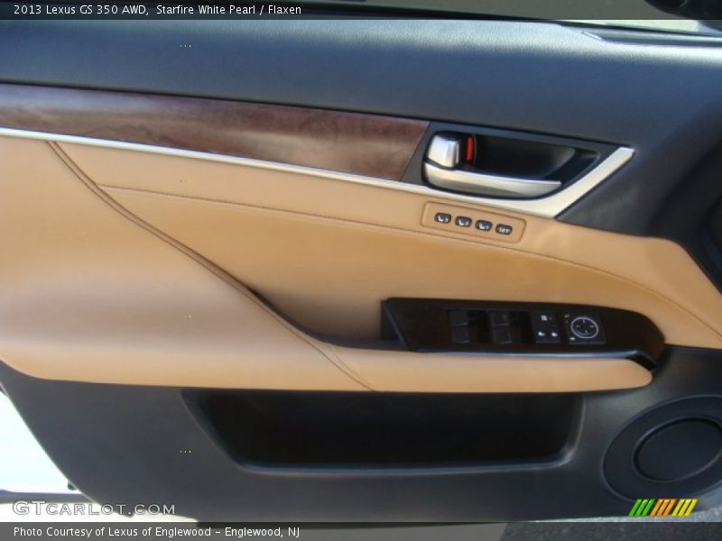 Starfire White Pearl / Flaxen 2013 Lexus GS 350 AWD