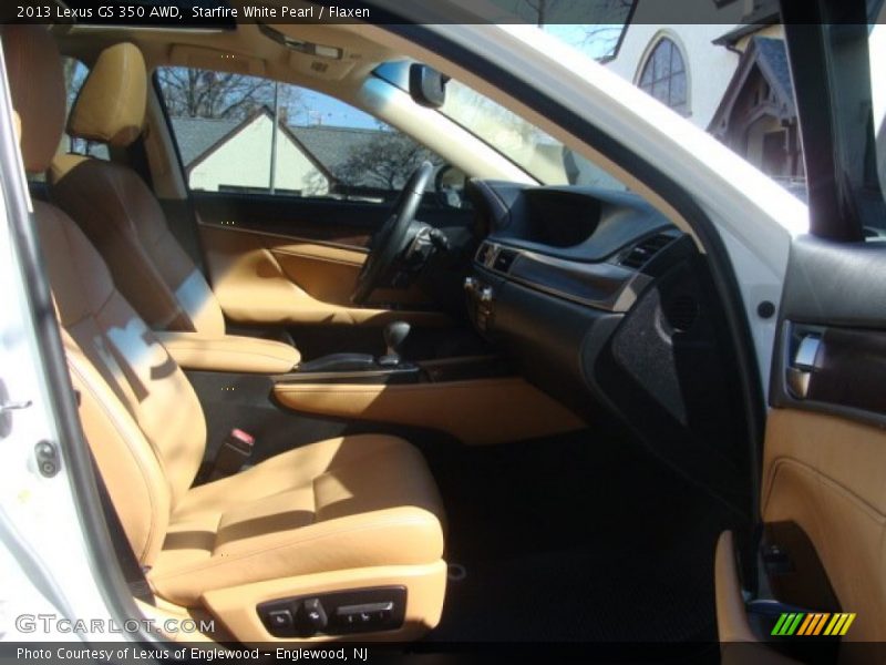 Starfire White Pearl / Flaxen 2013 Lexus GS 350 AWD