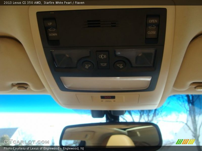 Starfire White Pearl / Flaxen 2013 Lexus GS 350 AWD