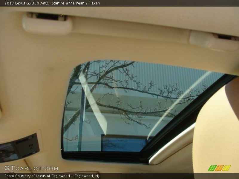 Starfire White Pearl / Flaxen 2013 Lexus GS 350 AWD