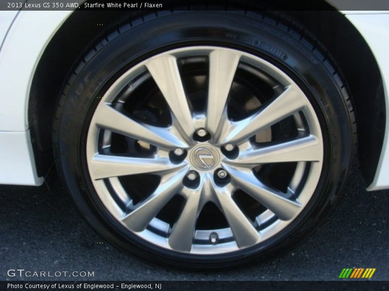 Starfire White Pearl / Flaxen 2013 Lexus GS 350 AWD