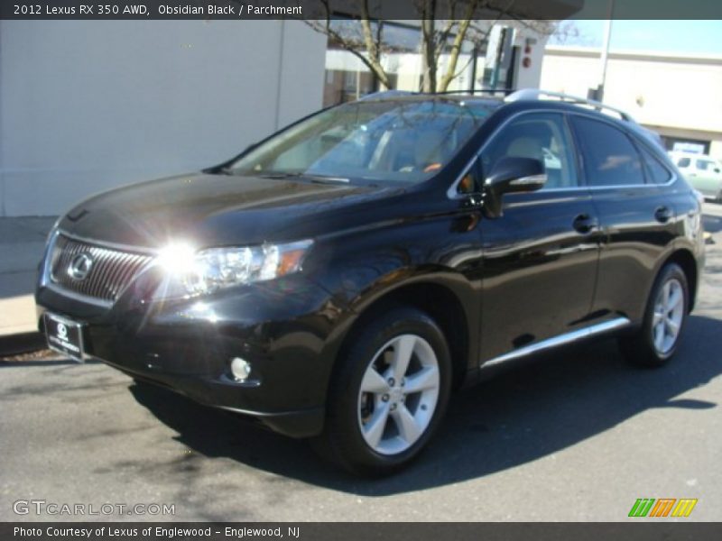Obsidian Black / Parchment 2012 Lexus RX 350 AWD