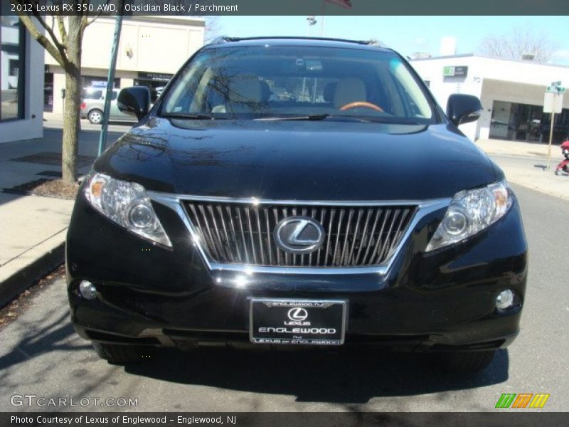 Obsidian Black / Parchment 2012 Lexus RX 350 AWD