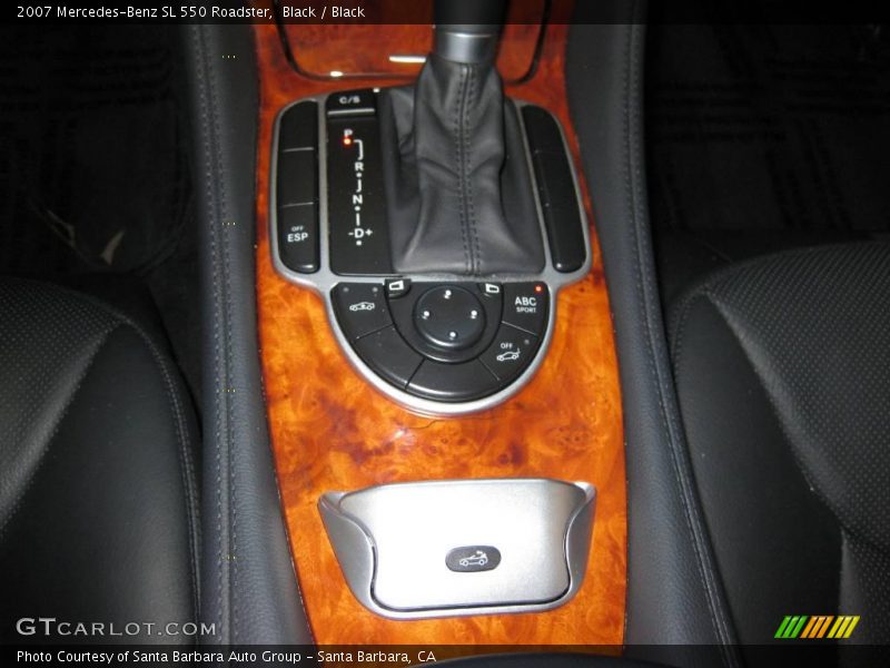 Black / Black 2007 Mercedes-Benz SL 550 Roadster