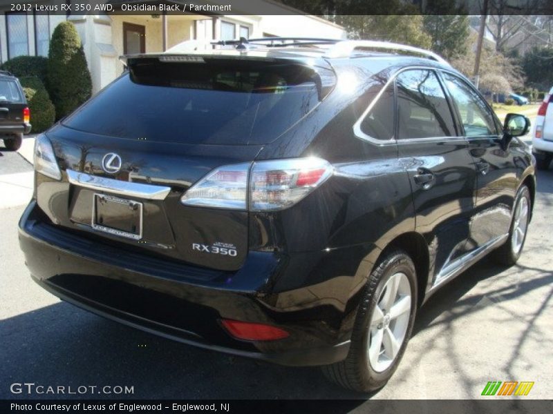 Obsidian Black / Parchment 2012 Lexus RX 350 AWD