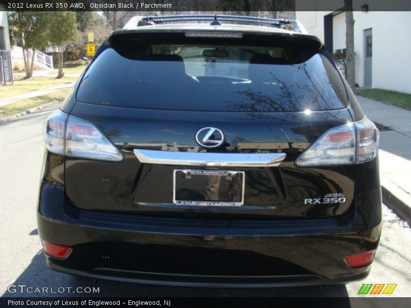 Obsidian Black / Parchment 2012 Lexus RX 350 AWD