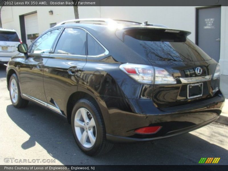 Obsidian Black / Parchment 2012 Lexus RX 350 AWD